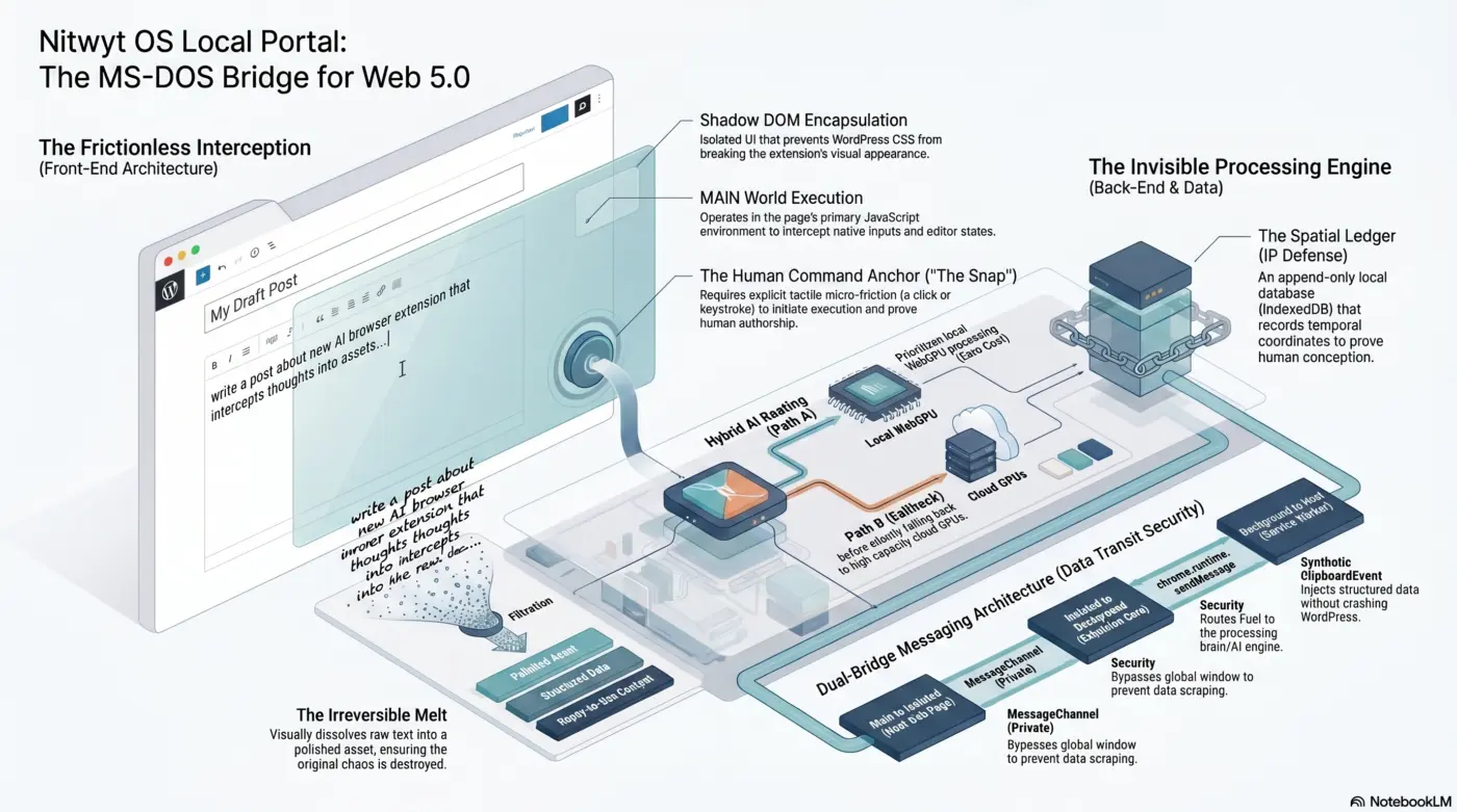 A different type of architecture for a different type of software...